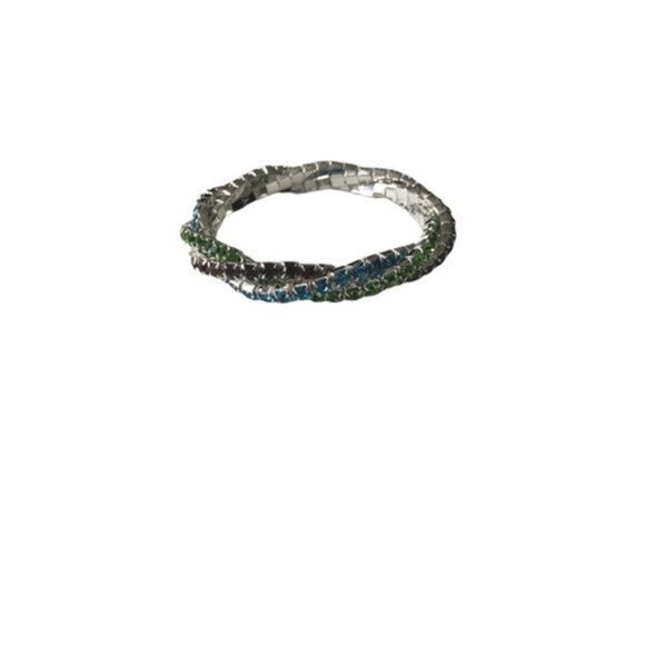 Austrian Crystal Stretch Bracelet Fashion Jewerly - Picture 1 of 6